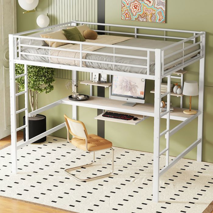 Lit Sureleve Avec Bureau
