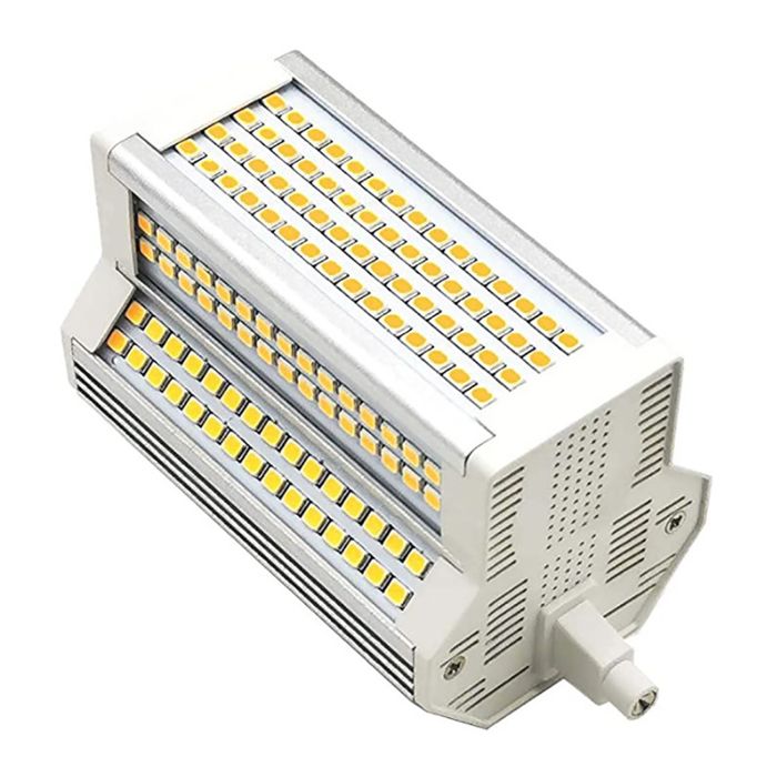 Ampoule LED R7S 50W : chaude 3000K dimmable J118 118mm 5000LM=500W halogène 200° int/ext