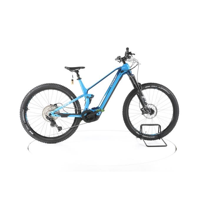 Vélo électrique - Conway Xyron S 4.9 - bleu - VTT électrique tout suspendu - Bosch 750 Wh Reconditionné - Conway