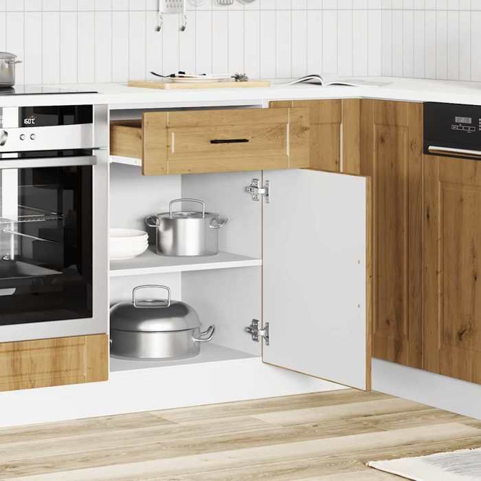 Promo 2026Cabinet de cuisine(1 pcs) Armoire/Vitrine/Placard - SARAZYJ - meuble de cuisine - Porto chêne artisanal bois dingénieri Promo 2026Cabinet de cuisine(1 pcs) Armoire/Vitrine/Placard - SARAZYJ - meuble de cuisine - Porto chêne artisanal bois dingénieri