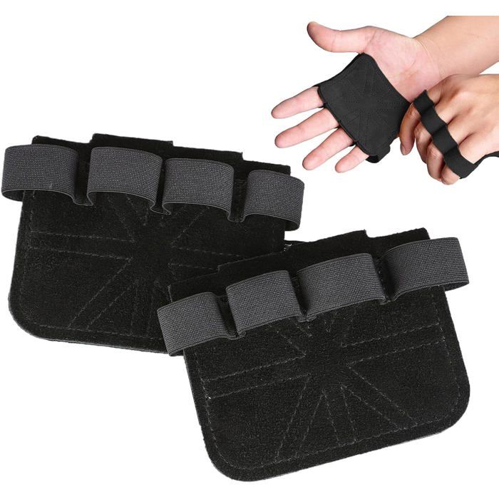Coussinets mains cuir antidérapants soutien haltérophilie amélioré hommes/femmes entraînement Label