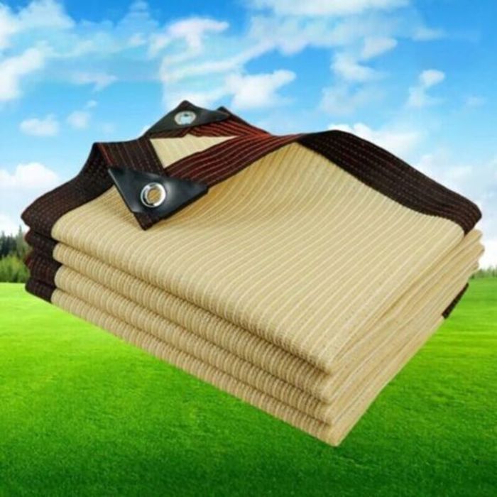 Voile ombrage HDPE 3x5m Protection UV 75-90% Fixation facile