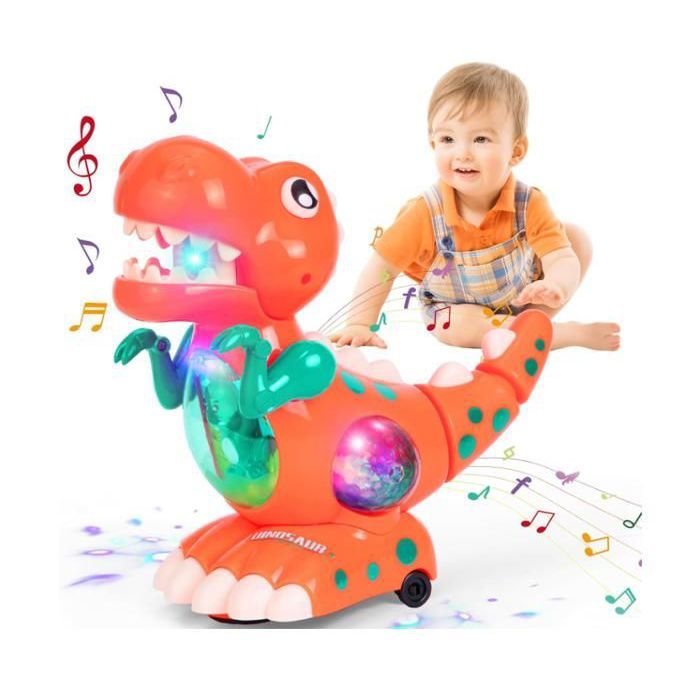 Marche Bebe Jouet Enfant 1 2 Ans Garcon Fille Jouets Déveil Musicaux Jeu Sensoriel Dinosaure Jouet Bebe 12 18 24 Mois Jeu