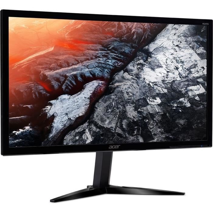 Vente Ecran PC ACER KG241Qbmiix - Ecran Gamer 23,6" - FHD - Dalle TN - 1ms - 75Hz - VGA / HDMI - AMD Free Sync pas cher Vente Ecran PC ACER KG241Qbmiix - Ecran Gamer 23,6" - FHD - Dalle TN - 1ms - 75Hz - VGA / HDMI - AMD Free Sync pas cher