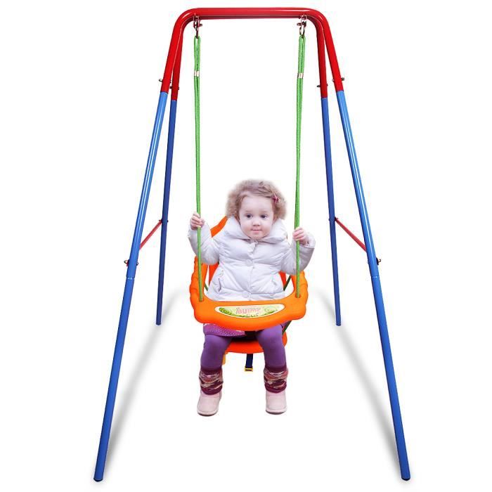 Dreamade Balancoire Ensemble Enfant Securisee Mobile Jeu A L Exterieur A Domicile Montage Facile Pour Enfant 1 3 Ans Cdiscount Jeux Jouets