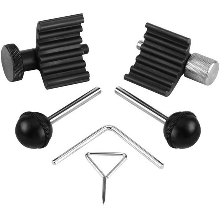 Kit De Calage Moteur Diesel 6 Pièces - Compatible VW 1.2 1.4 1.6 1.9 2.0 TDI - Outil Verrouillage Vilebrequin Et Arbre à Cames