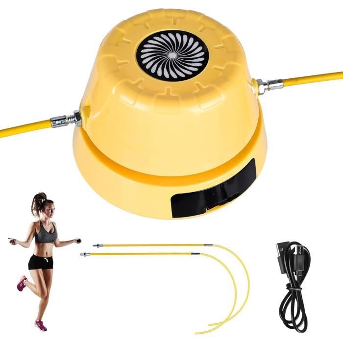 Machine à Sauter Électrique Intelligente Avec Télécommande - Corde à Sauter Fitness Automatique Pour Entraînement Amusant Et Efficace