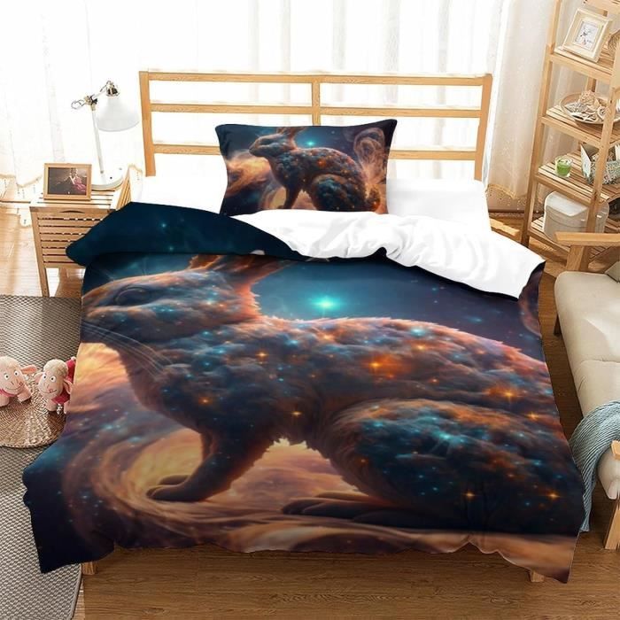 La princesse dort Double housse de couette et taie d’oreiller Set
