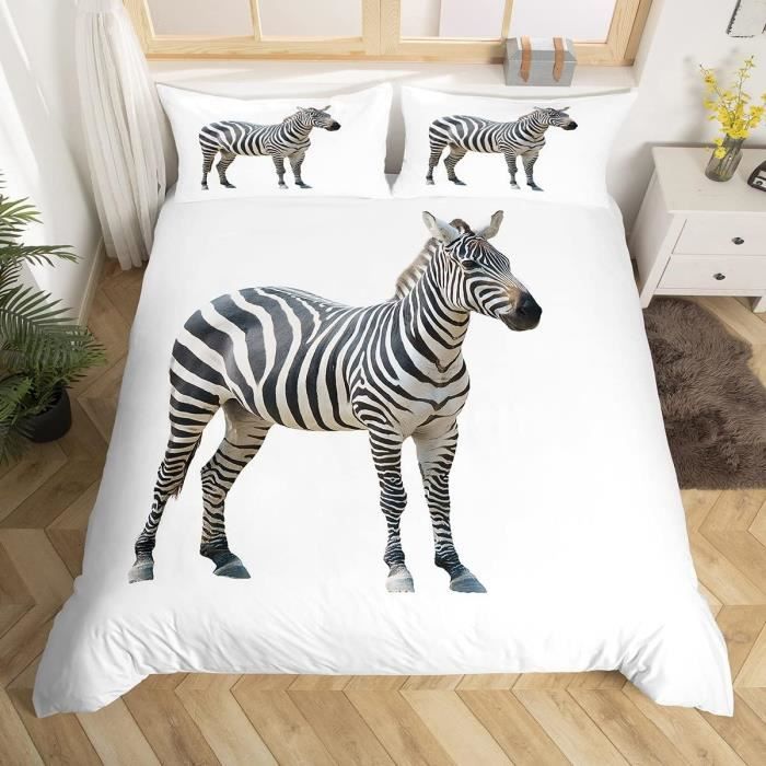 Enfants Mignons Animaux Sauvages Housse De Couette Dessin Animé Zoo