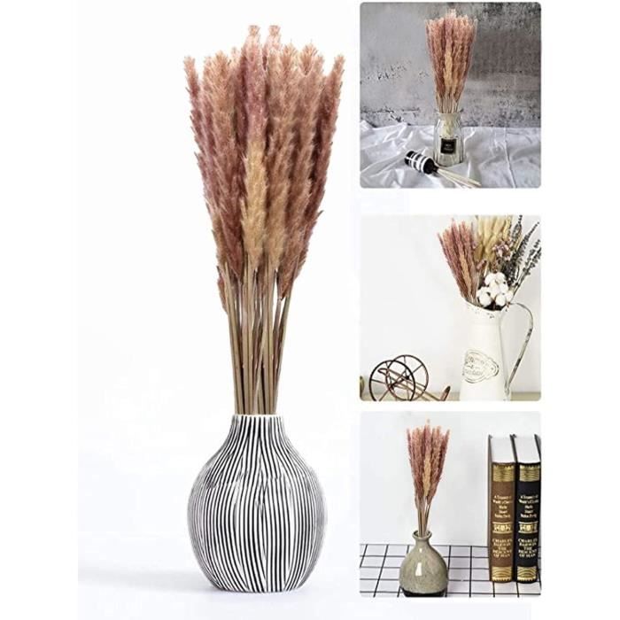 Herbe De Pampa Artificielle Rose Clair – Bouquet Décoratif 92 Cm, Pour Mariage, Salon, Déco D'intérieur
