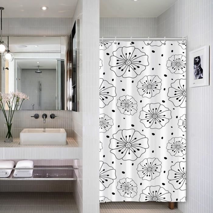 Le Rideau De Douche Champ De Fleurs | Maison | Rideaux De Douche Et Crochets | Salle De Bains