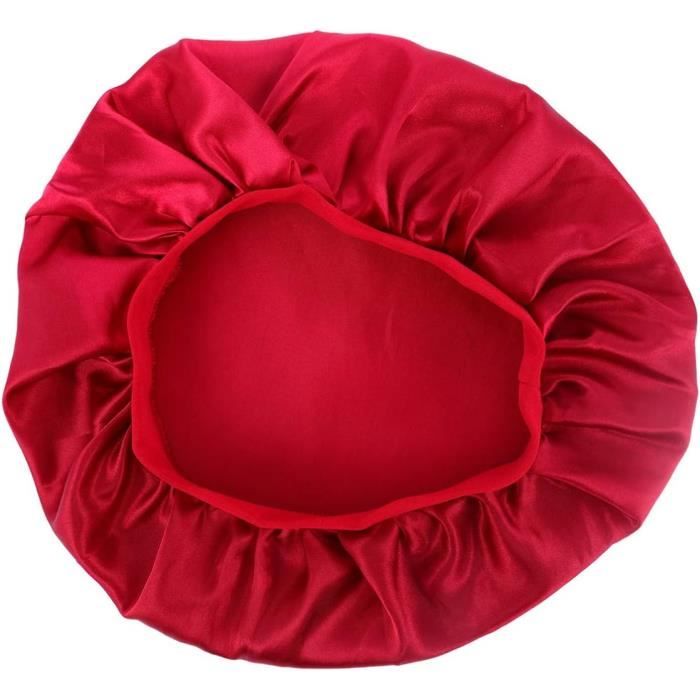 Bonnet de sommeil en satin élastique pour femme, bonnet de sommeil à large bord pour femmes et filles, bonnet de sommeil pour [702]