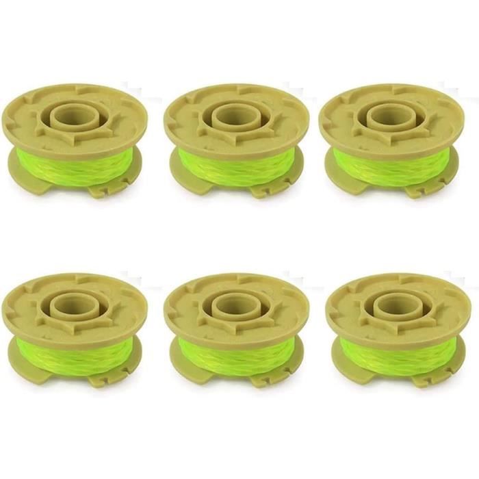 20 Pcs Bobine De Coupe-Bordures Avec 2 Capuchons Pour Worx WA0010 WG154 WG163 WG180 Accessoires De Remplacement Pour Tondeuse à Gazon