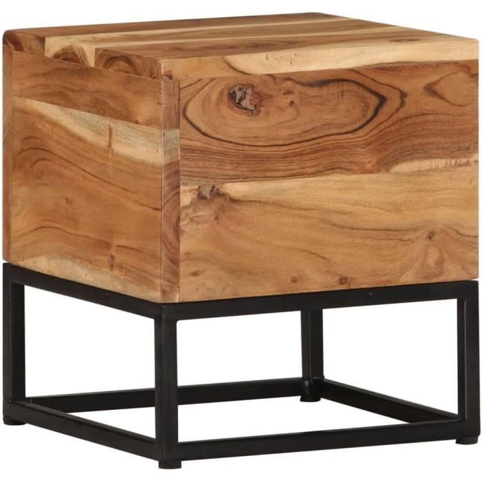 Table basse en acacia massif bonnie Couleur marron foncé Tikamoon | La Redoute