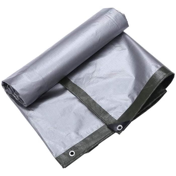 Bâche Étanche 10 X 7 M - Pvc 640gr/m² Bleu