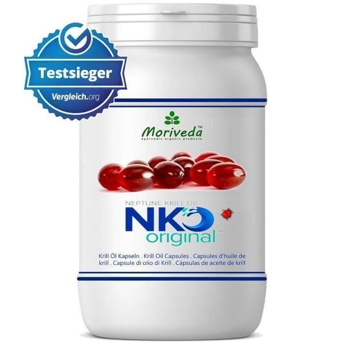 MoriVeda® NKO l'huile de krill gélules (gagnant du test) Omega 3,6