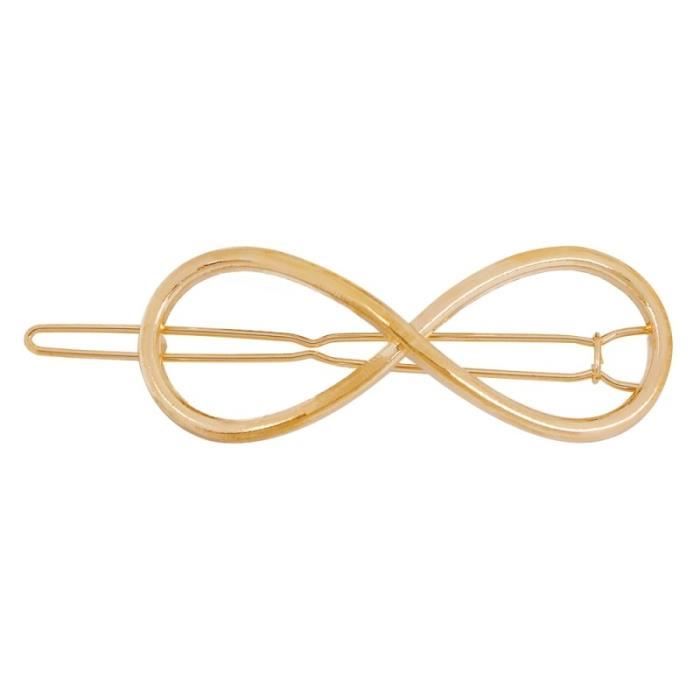 Barrette à Cheveux Géométrique Circulaire En Métal - Taille 5.8 Cm - Neuf Avec Étiquette
