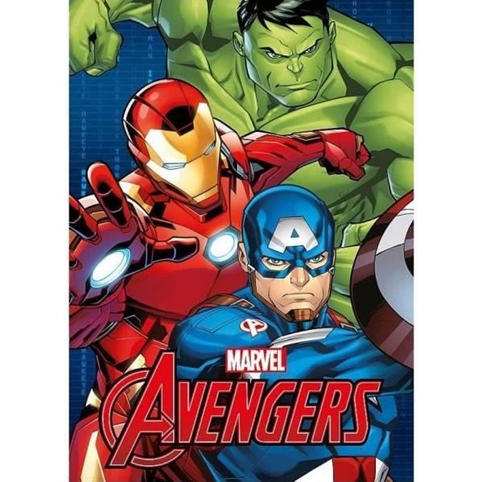 Plaid polaire Avengers couverture enfant Disney NEUF 