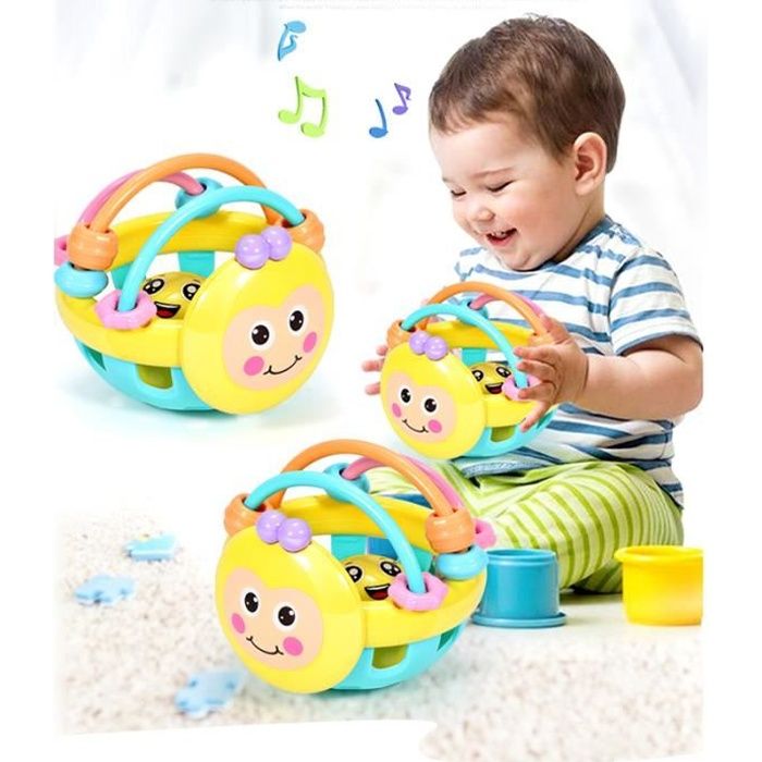 Santé balle Jouets pour bébé 3 6 Mois Hochet apprentissage jouet  éducatif_I5661 - Cdiscount Puériculture & Eveil bébé