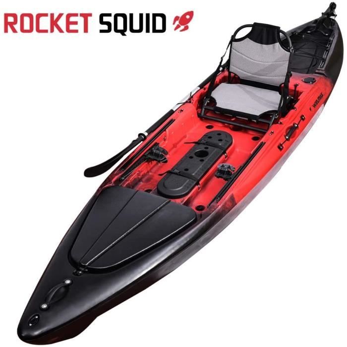 Win.Max Canoë Kayak Rigide en PEHD Sit on Top Sport Pêche en Mer Lac