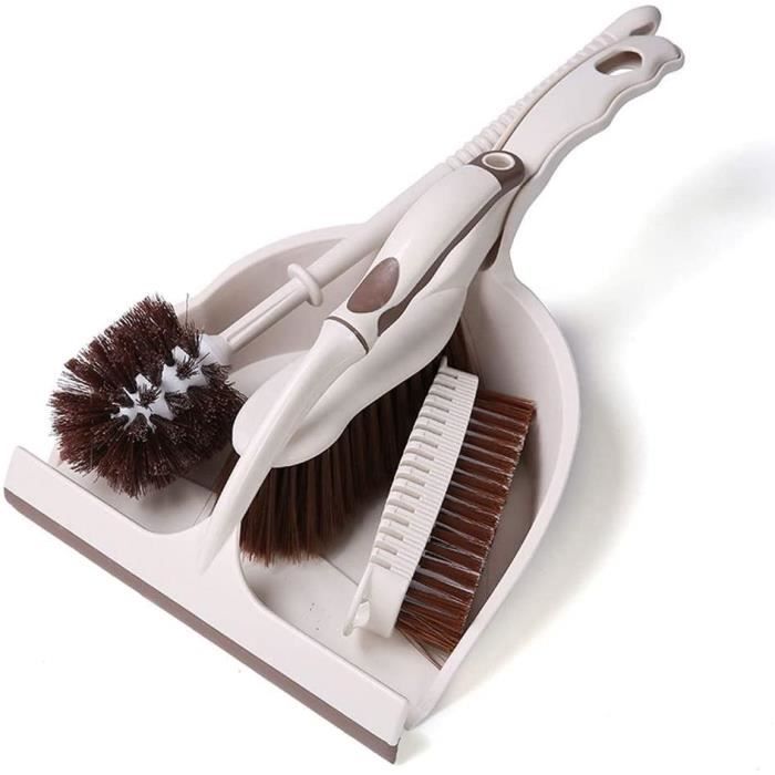 Balai De Bureau Et Pelle à Poussière, Petite Pelle à Poussière Et Ensemble De Balais | Aspirateur à Main | Kit De Nettoyage De Bureau Multifonction, Pelle à Poussière à Main Portable