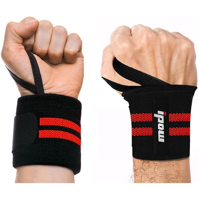1 paire de bandes de soutien de poignet professionnelles Crossfit  Musculation Football américain