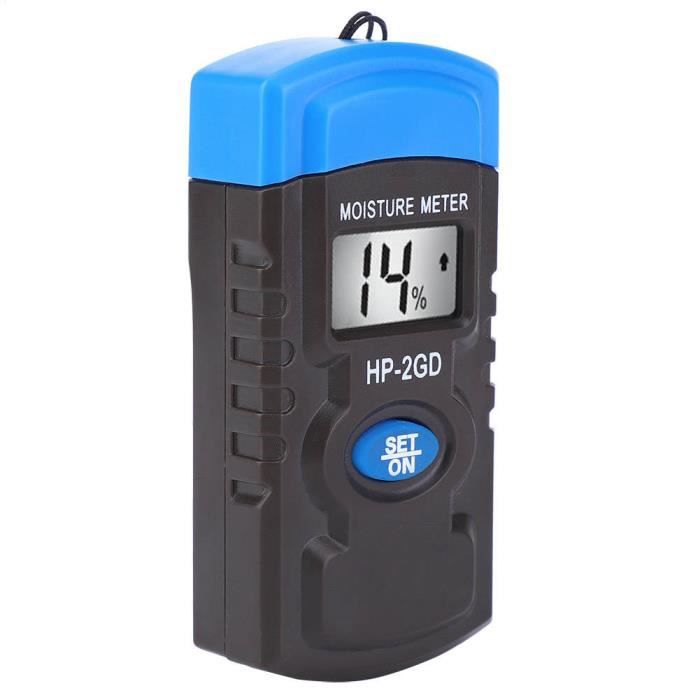 ESTINK Humidimètre numérique Précision élevée d'appareil de contrôle de température d'humidité de Digital de mètre