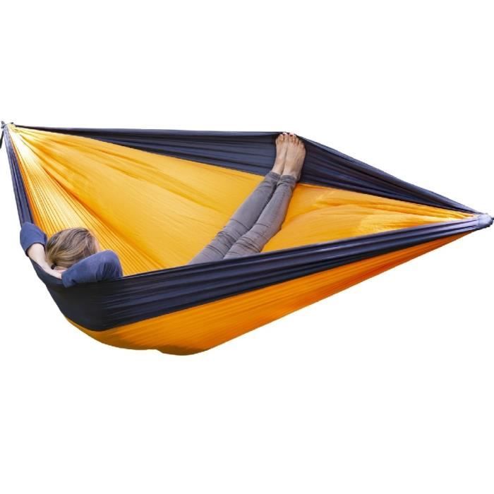 Hideaway Outfitters OffRoad Double hamac de voyage orange noir mousqueton inclus orange nylon respirante pour 2 personnes Taille