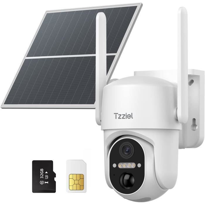 Caméra IP WiFi sans fil extérieur avec 4K 6MP PTZ, Tunisia