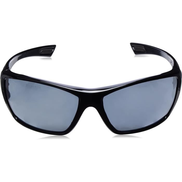 TRACKER Lunettes De Protection Soudure – Monture Nylon Noire, Patillas Élastiques, Écran PC Teinté 3 Anti-rayures + Housse Microfibre