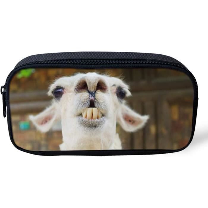 Hosuly Lot De 24 Trousses à Crayons En Toile Multicolore Avec Fermeture éclair Pour Enfants, Animal Mignon, Compacte