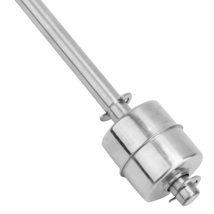 Interrupteur à Flotteur Acier Inox 304 - Capteur Niveau Eau DC 0-220V - G1/2 Filetage