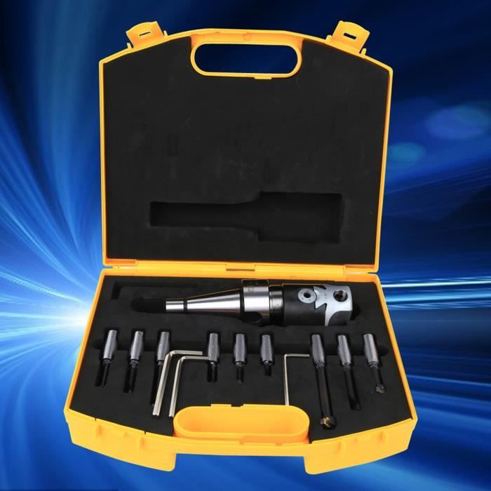 Ensemble de 15 outils de fourrage 50 mm avec des têtes MT3-F1-12
