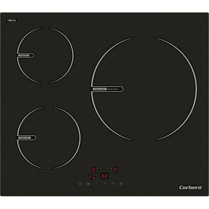 Corbero CCIG9322 Comptoir a induction 3 zones, Puissance 6000 W