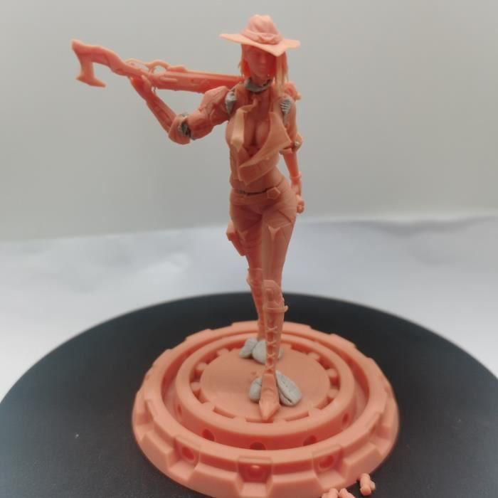 1/24 échelle 75mm Sexy Western Cowgirl bricolage scène Miniatures GK