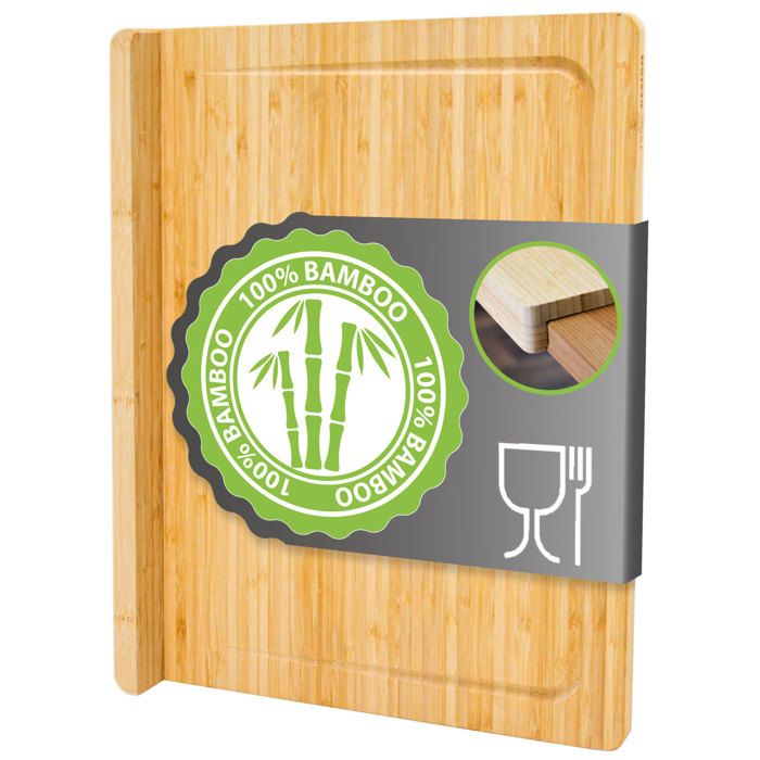 Planche À Découper En Bambou Avec Rebord à Prix