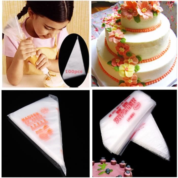 Ebuy 100pcs Poche A Douille Sachet Jetable Decoration Creme Patisserie Gateau M Cdiscount Maison Ebuy 100pcs Poche A Douille Sachet Jetable Decoration Creme Patisserie Gateau M Cdiscount Maison