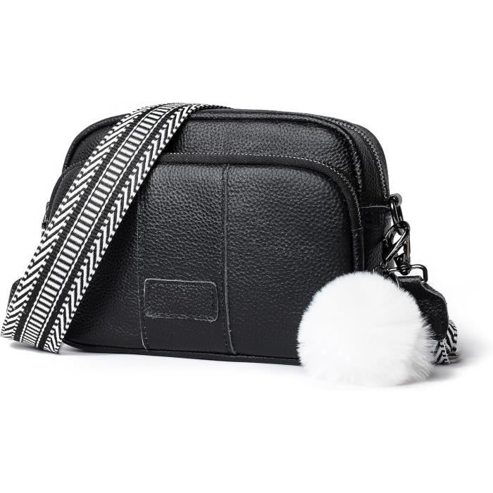SAC BANDOULIÈRE (SAC BANANE) FEMME Beige/Blanc à Fleurs - Sangle 5cm - NEUF Étiquettes - Modèle Zl04222