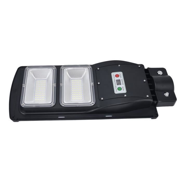 Réverbère LED Miniature 1/12 Pour Maison De Poupée - Noir, Métal Et Verre - Avec Interrupteur