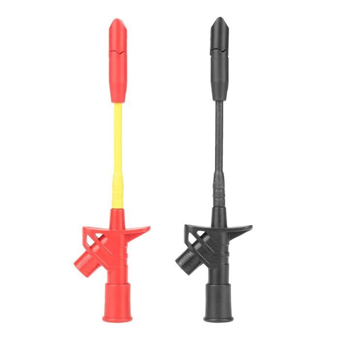 Lot De 2 Sondes De Perçage Pour Test De Circuit Automobile - Pour Fils Jusqu'à 4 Mm, Sans Dénuder - Connexion Banane 4 Mm
