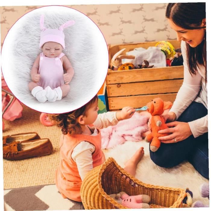 Poupée De Chiffon Princesse 50 Cm Avec Oreilles De Lapin – Peluche Douce, Robe Délicate, Chapeau – Cadeau Idéal Pour Fille – Compagnon De Sommeil