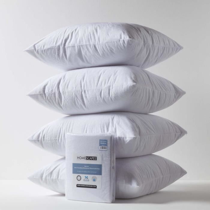 Protège-oreiller imperméable en tissu éponge