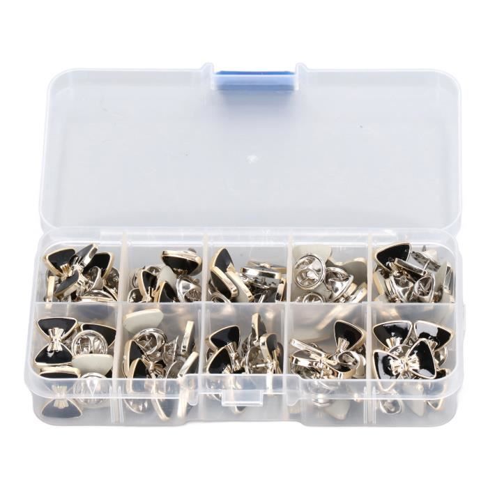 TSLRSA Bouton Jean,Lot de 20 boutons pour jeans, épingles à boutons réglables, resserrez la