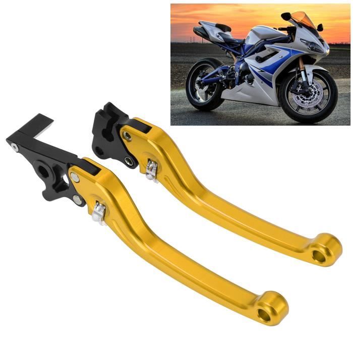 1 Paire De Leviers D'embrayage Pliables En Alliage D'aluminium, Levier De Poignée De Frein D Moto Reglable Pour Mt 09 Yz 96732171 1 Paire De Leviers D'embrayage Pliables En Alliage D'aluminium, Levier De Poignée De Frein D Moto Reglable Pour Mt 09 Yz 96732171