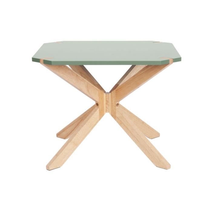 table basse scandinave miste - leitmotiv - l. 60 x h. 40 cm - vert