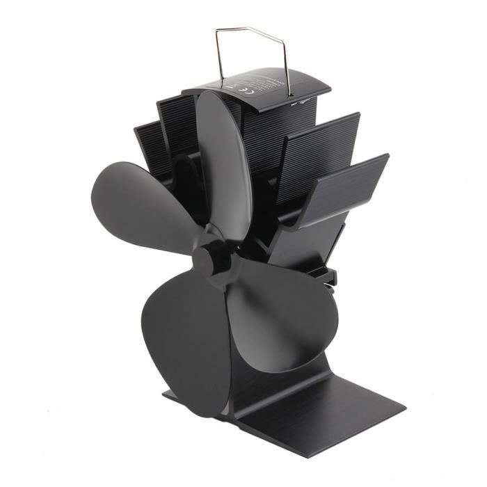 4 pales Ventilateur à chaleur de