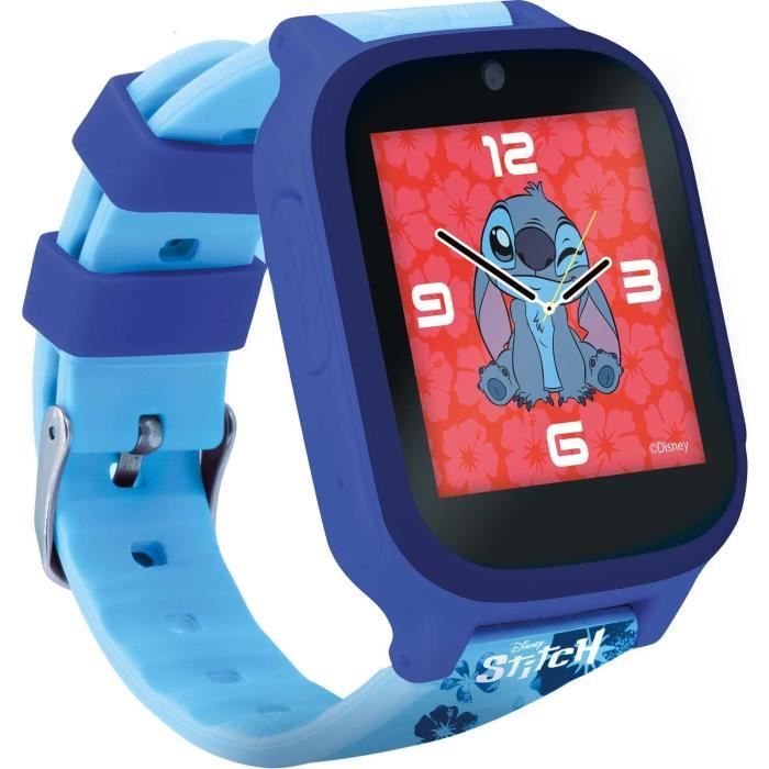 Montre Éducative - HI TECH - STITCH - Cadrans personnalisables 5 Jeux interactifs