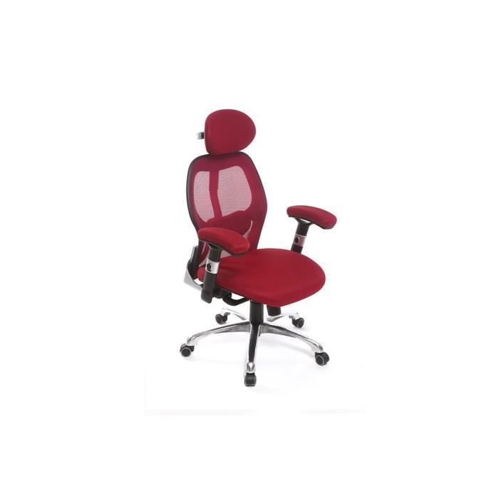 Miliboo Fauteuil De Bureau Ergonomique Rouge Ultimate V2 Plus Achat Vente Chaise De Bureau Cdiscount