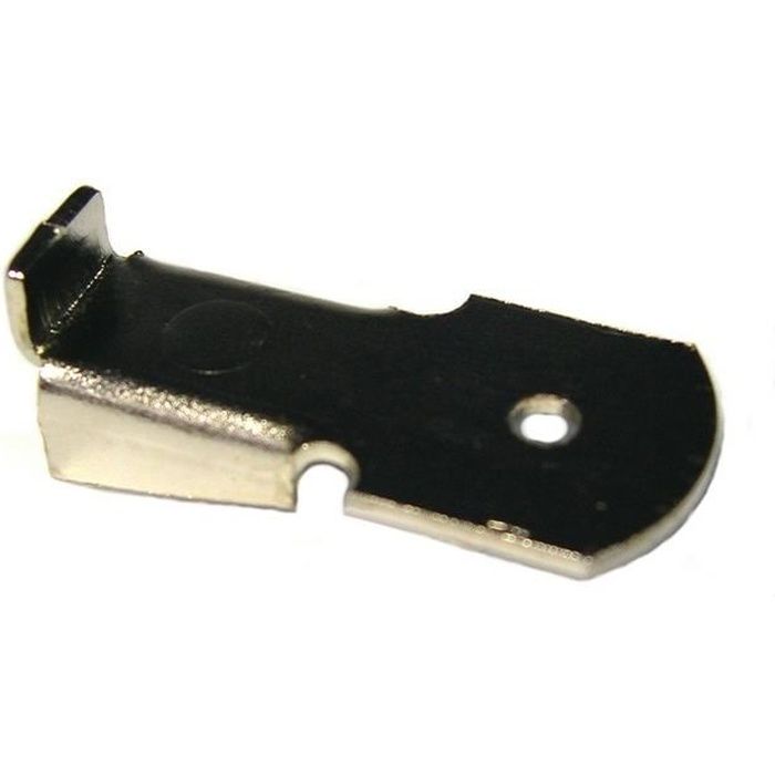 Taquet standard pour crémaillère acier MONIN SAS - Longueur 32 mm - Acier nickelé
