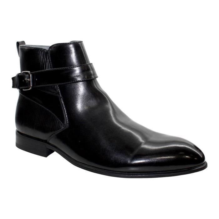 bottines a boucle homme